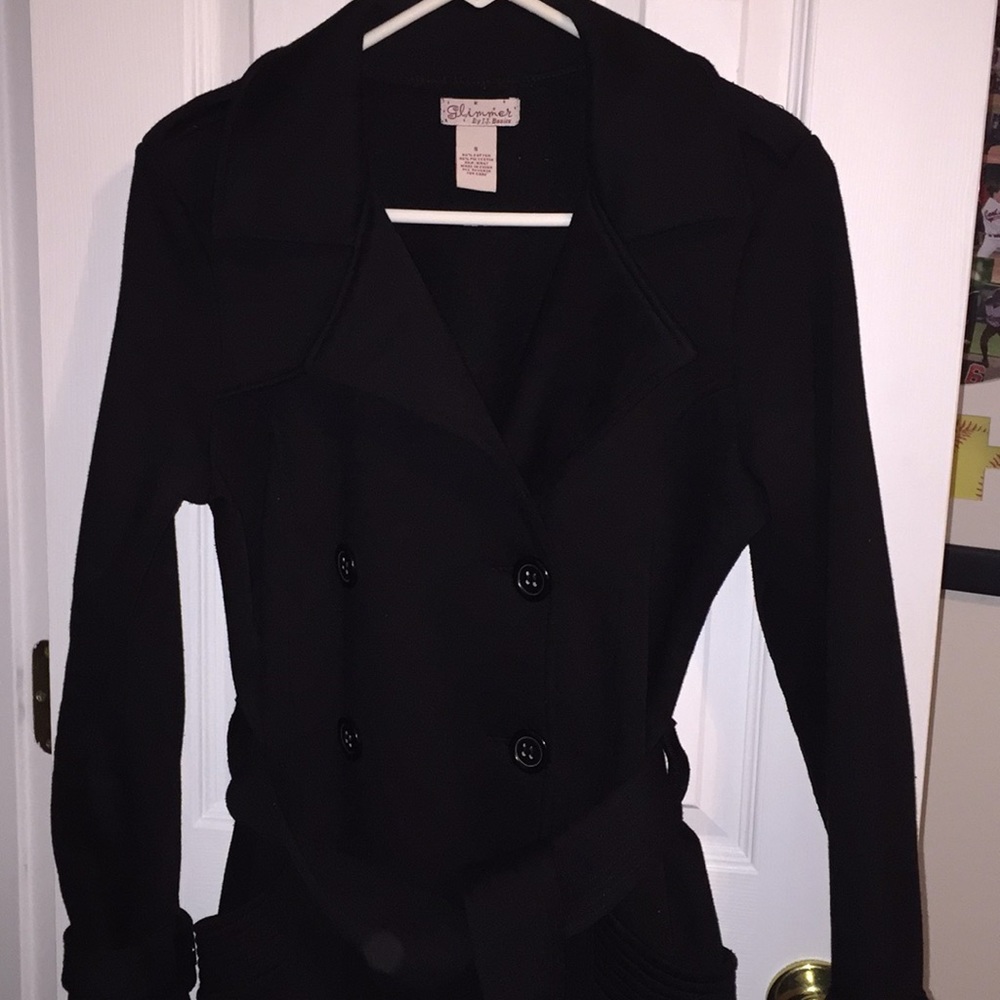 Black pea coat!